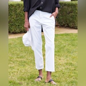 FRANK & EILEEN KINSALE WHITE PANTS SIZE 12 cotton